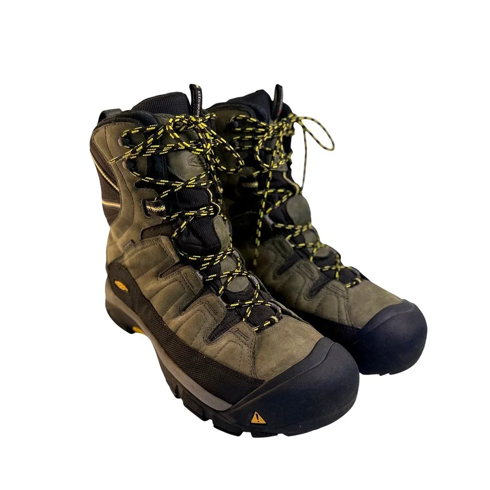 KEEN Gorpcore Shellback Hiking Boots Mens 11.5 Olive Green Waterproof‎ Insulated
